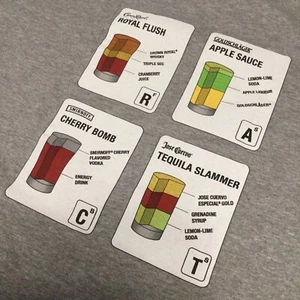 Funny Shotonomy T-Shirt Sz L Gray Crown Royal Smirnoff Goldschlager Jose Cuervo - Picture 1 of 6