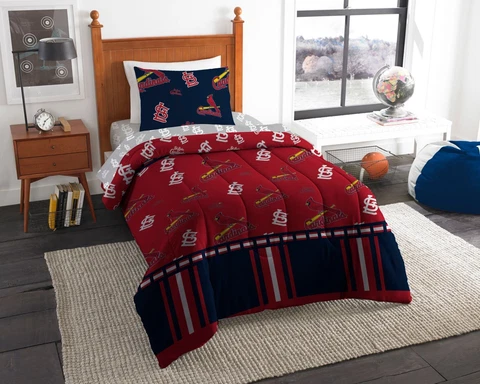 St. Louis Cardinals Twin Bed in a Bag (Rotary) OFFICIAL MLB Cover