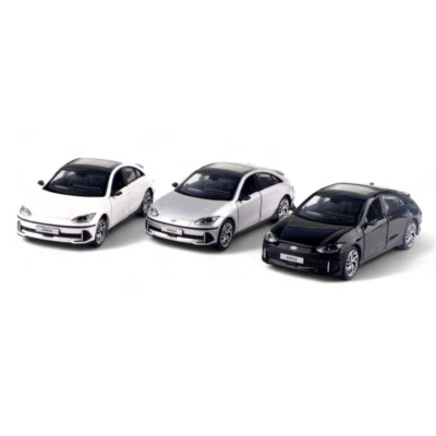 Ioniq 6 Motores Hyundai Mini Coche Diecast Escala 1:38 Miniatura Pantalla Juguete 3 Colores Foto 1 de 4