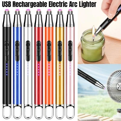 USB Rechargeable Electric Arc Lighter Windproof Plasma Stick for Candles BBQ - Image 1 of 4
