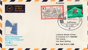 Erster Großraumfrachter der Luftfahrt Boeing 747 Cargonaut Frankfurt-New York - Bild 1 von 2