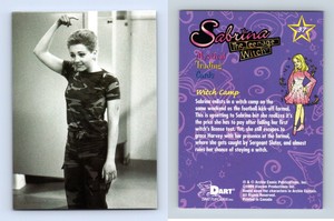Witch Camp #37 Sabrina The Teenage Witch 1999 Dart Trading Card