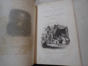 Antik 1857 Charles Rollin Alte Geschichte der Ägypter Karthager Vol 1 - Bild 1 von 11