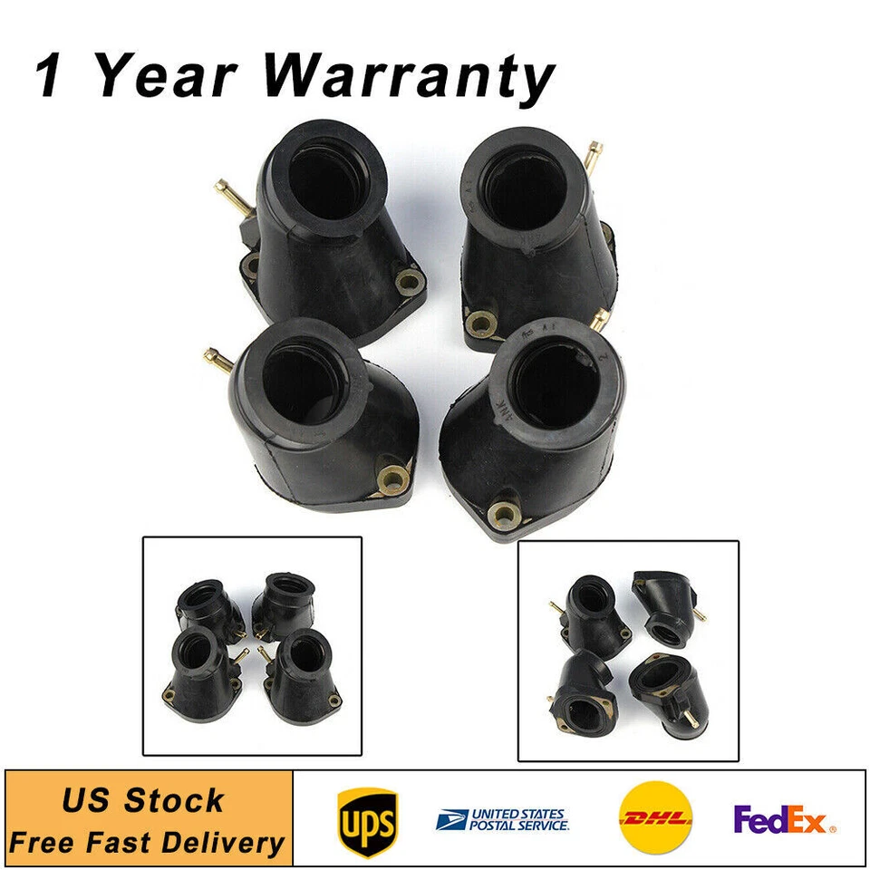 Fit Yamaha XVZ1300 Royal Star Tour Classic Intake Manifold Carburetor Boot Boot - Изображение 1 из 4