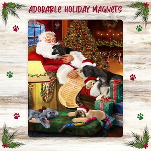 Afghan Hound Dog Large Magnet for Refrigerator and Dishwasher Christmas NWT - Picture 1 of 5