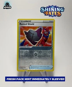 Rusted Shield 061/072 Reverse Holo Pokemon TCG Shining Fates Pokémon Card 🛡️ - Picture 1 of 2