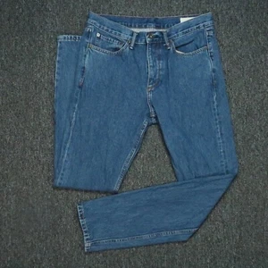 rag & bone Jeans Men 32x32 Blue Fit 1 Skinny Fit Indigo Stretch Button Fly - Picture 1 of 12
