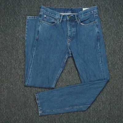 rag & bone Jeans Men 32x32 Blue Fit 1 Skinny Fit Indigo Stretch Button Fly - Image 1 of 4
