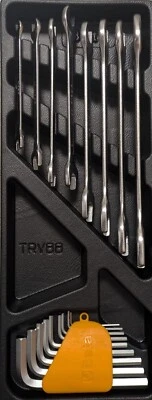 Beta Tools T35 tenditore estremità aperta e set chiavi in vassoio 024240035 - Immagine 1 di 2