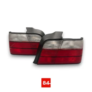 Juego de luces traseras BMW E36 serie 3 berlina rojo y blanco aspecto M3 - Imagen 1 de 4