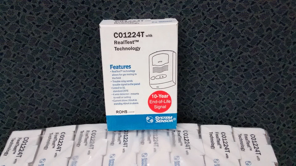 Detector de CO, 12/24 voltios, relé de problemas, 4 cables, sensor de sistema #CO1224T Foto 1 de 1