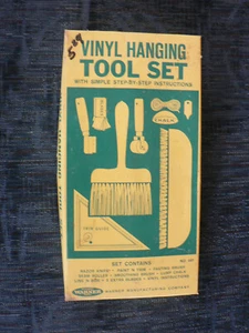 Vintage Warner Vinyl Hanging (Wall Paper) Tool Set No 481 1960's - Picture 1 of 5