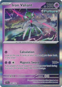 Iron Valiant 080/162 Forze Temporali Pokemon TCG Holo Raro - Foto 1 di 2