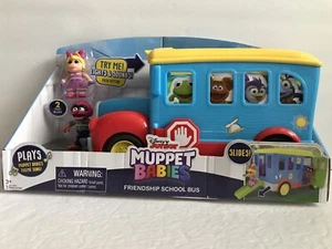 Autobús escolar de amistad Disney Junior Muppet Babies con luces/sonido, NUEVO en caja - Imagen 1 de 12