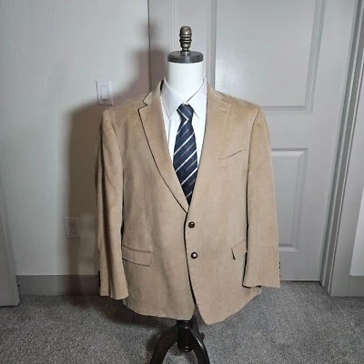 Chaps Pana Blazer Traje Chaqueta Hombres 48R 2 Botones Codera Tostado Foto 1 de 4