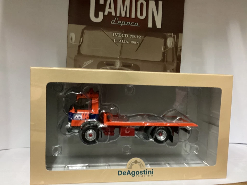 Camion d’epoca IVECO 79.12  1987 ACI SOCCORSO STRADALE 1/43 diecast  DE AGOSTINI - Immagine 1 di 4