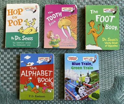 Lot Of 5 Bright And Early Mini Board Books - Dr Seuss - Image 1 of 3