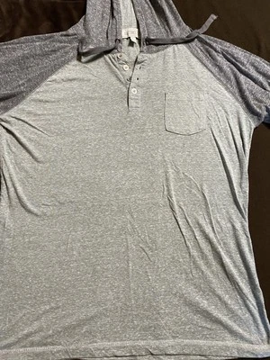 Sudadera con capucha Dikotomy-co Button Henley. Impresionante sensación de CAMBO color vintage increíble Foto 1 de 4