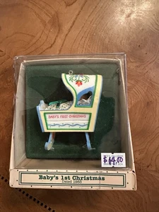 Hallmark 1983 Vintage Keepsake Ornament Baby's First Christmas - Picture 1 of 5