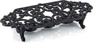 MOLIGOU Cast Iron Teapot Warmer, Warmer Stand with 3 Tealight Black - Picture 1 of 7