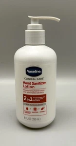 New Vaseline Clinical Care Hand Sanitizer Lotion With Pump 8 Fl Oz (236ml) - Picture 1 of 4