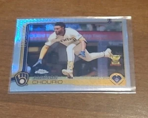2025 Topps Chrome #262 JACKSON CHOURIO prisma rifrattore coppa oro - birrai - Foto 1 di 2