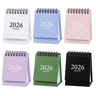 Mini Desk Calendar Jan. 2026 To Jul. 2027 Planner Standing Desktop Calendar - Image 1 of 4