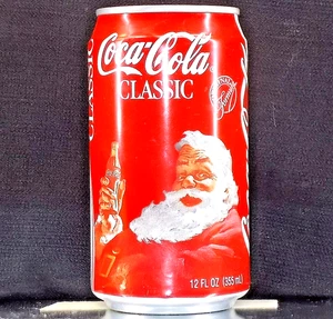 COCA-COLA * COKE *** 12 oz Can *** SANTA CLAUS *** 1986 - Picture 1 of 3