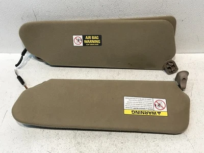 Juego de parasol doble izquierdo derecho Ford Expedition 1997-2003 par OEM beige Foto 1 de 4