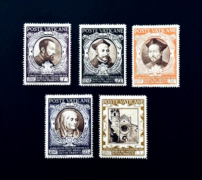 Italy VATICAN CITY Stamp Lot - 1946 4th Centenary Council of Trent MH/LH r78🔥 - Image 1 of 2