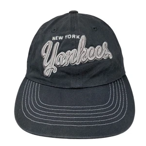 Fan Favorite Men's Slideback Hat Blue Size Adjustable New York Yankees Logo - Picture 1 of 7