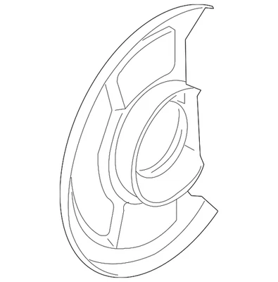 Placa de respaldo genuina Nissan 44020-CY01B Foto 1 de 2