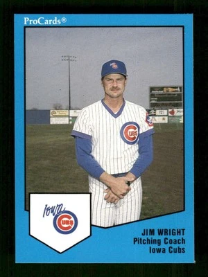 1989 Procards Iowa Cubs 1697 Jim Wright PC BXCP28 - Image 1 of 2