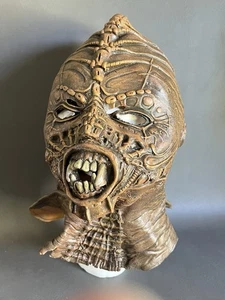Vintage Syngenor Scared To Death Halloween Mask Latex Unmarked - Picture 1 of 14