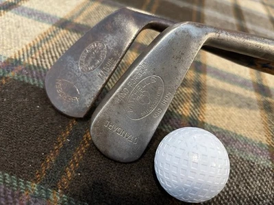 老式山核桃木杆身高尔夫球杆 - 威斯康星州密尔沃基拳击 - Man Cave — 第 1/4 张图片