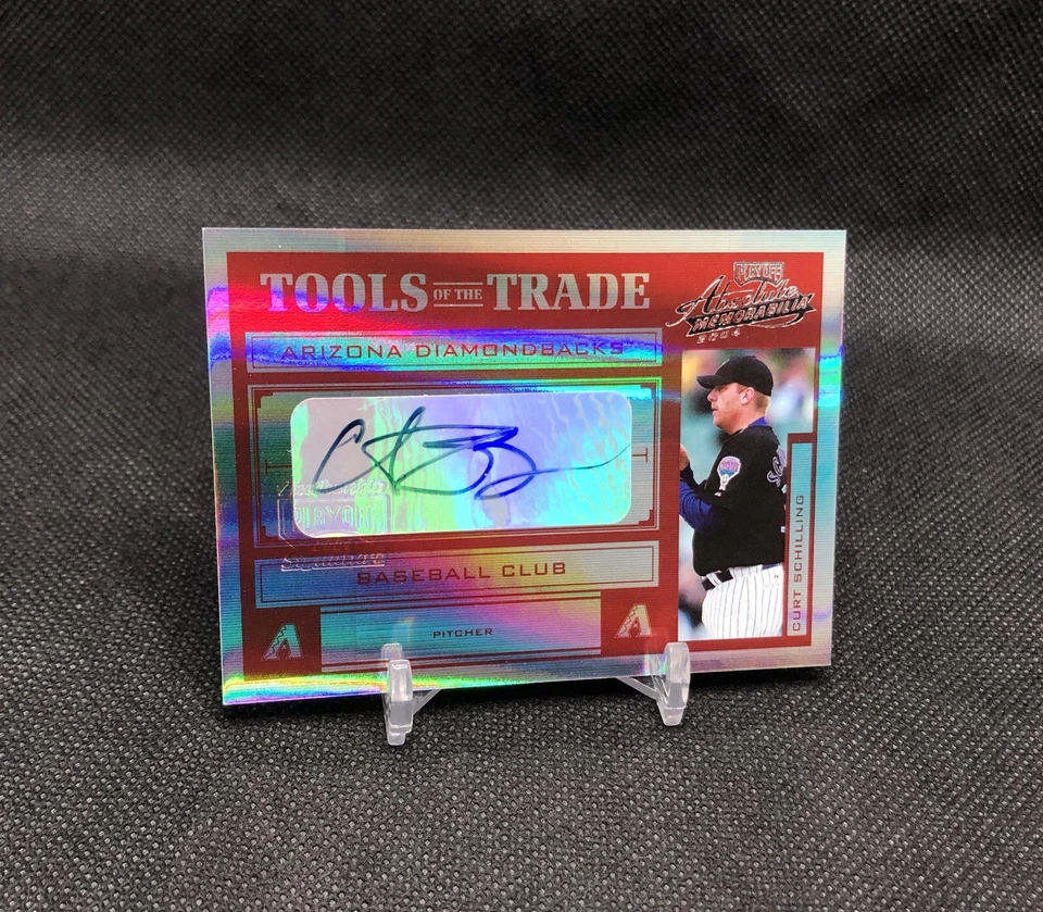 TRUE 1/1 AUTO! 2004 Playoff Absolute Memorabilia Curt Schilling AUTO #TT-34 🐍 - Image 1 of 4