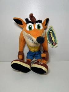 crash bandicoot Kuscheltier Stofftier Plüsch selten 2001 mit Tag Neu 30cm - Bild 1 von 5