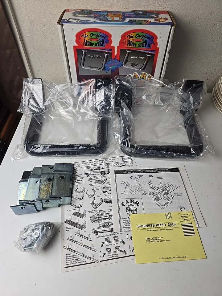 CARR 247 Hoop Black Aluminum Steps Chevy/GMC C/K Pickup, Suburban, Blazer/Yukon - Изображение 1 из 4