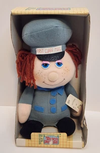 Vintage Plush 1983 Mailman Plush Doll 10" Tall Town People in the Original Box - Picture 1 of 8