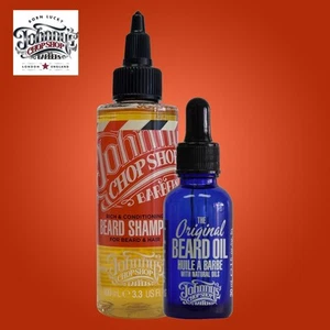 Johnny's Chop Shop Beard Rich & Conditioning Shampoo 100ml + Beard Oil 30ml £14 - Picture 1 of 8