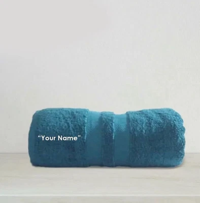 Monogrammed Bath Towels 27x54 Personalized Large Pack Of 3 - Image 1 of 4