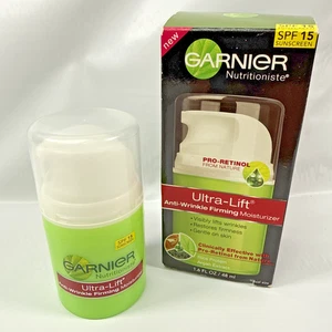 Genuine Garnier Ultra-Lift Anti-Aging SPF 15 Daily Moisturizer Pro-Retinol Argan - Picture 1 of 12
