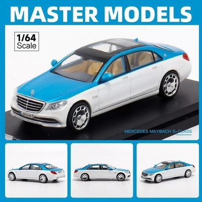 MAYBACH S650  - white / blue - Master 1:64 - Bild 1 von 4