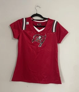 Womens Tampa Bay Buccaneers Jersey Red Size M 100% Polyester - Picture 1 of 5