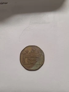 FICHA DE JUEGO OBSOLETA BALLY'S ALADDIN'S CASTLE - Imagen 1 de 2