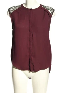 VERO MODA Blusa sin mangas Mujeres Blusa Talla EU 36 rojo-negro - Imagen 1 de 5