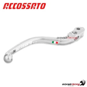 Fester Bremshebel lang Radialpumpen Accossato und Brembo Achsabstand 18mm silber - Bild 1 von 7