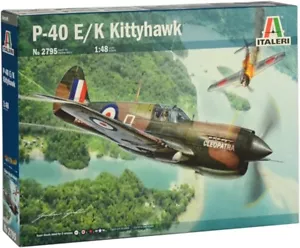 Italeri 2795 P-40 E/K Kittyhawk 1/48 scale Plastic Kit - Picture 1 of 11