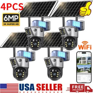 Camara De Seguridad Solar Inalambricas Para Exterior Con Vision Nocturna y Audio - Picture 1 of 22