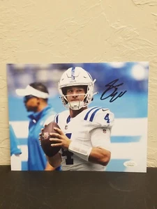 Sam Ehlinger signed 8x10 color photo autograph Indianapolis Colts/texas JSA Coa - Picture 1 of 3